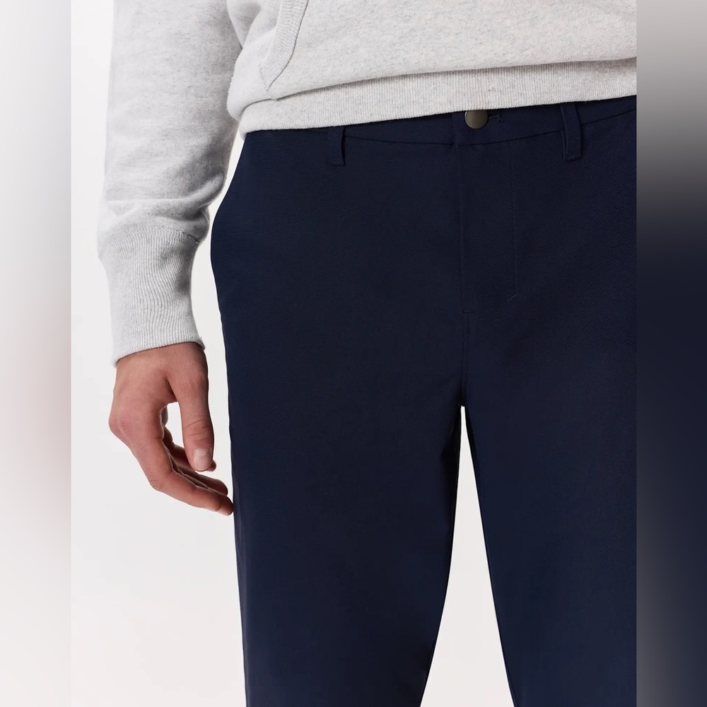 New Quince Mens Ultimate Commuter Pants‎ Navy Blue 30x32 - Picture 4 of 10